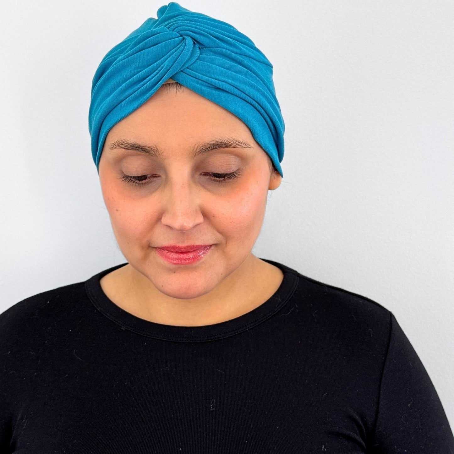 Calypso Blue Turban Hat