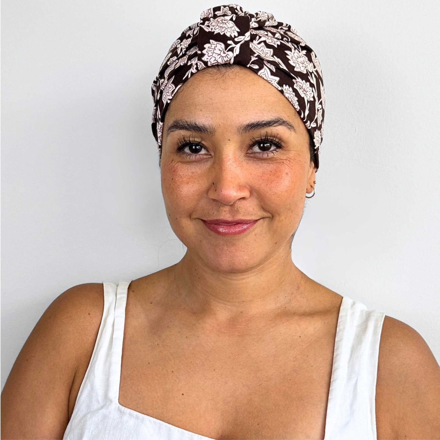 Pretty Ditzy Turban Bow Cap