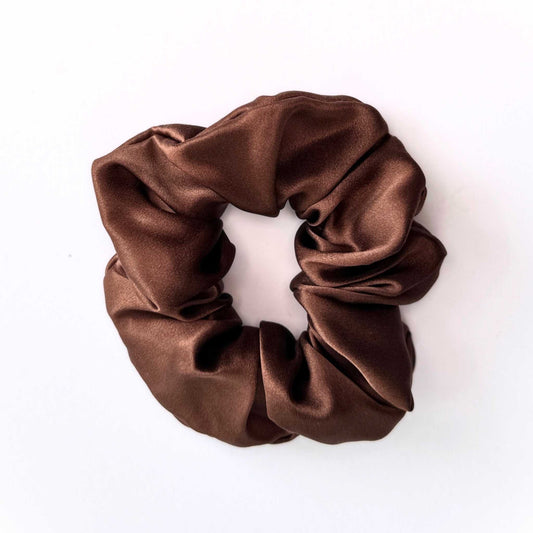 scrunchie brown