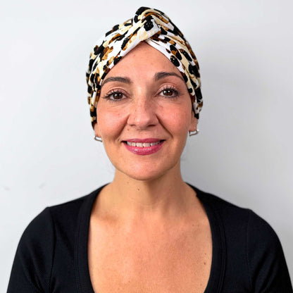 Leopard Turban Hat