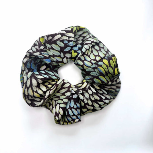 Bush Banana Green Scrunchie