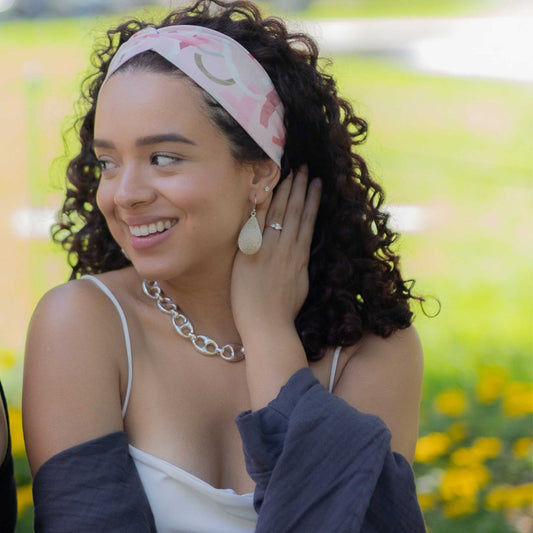 Pink & Green Headband