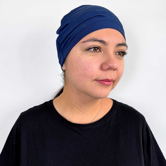Blue Navy Plain Softie Cap