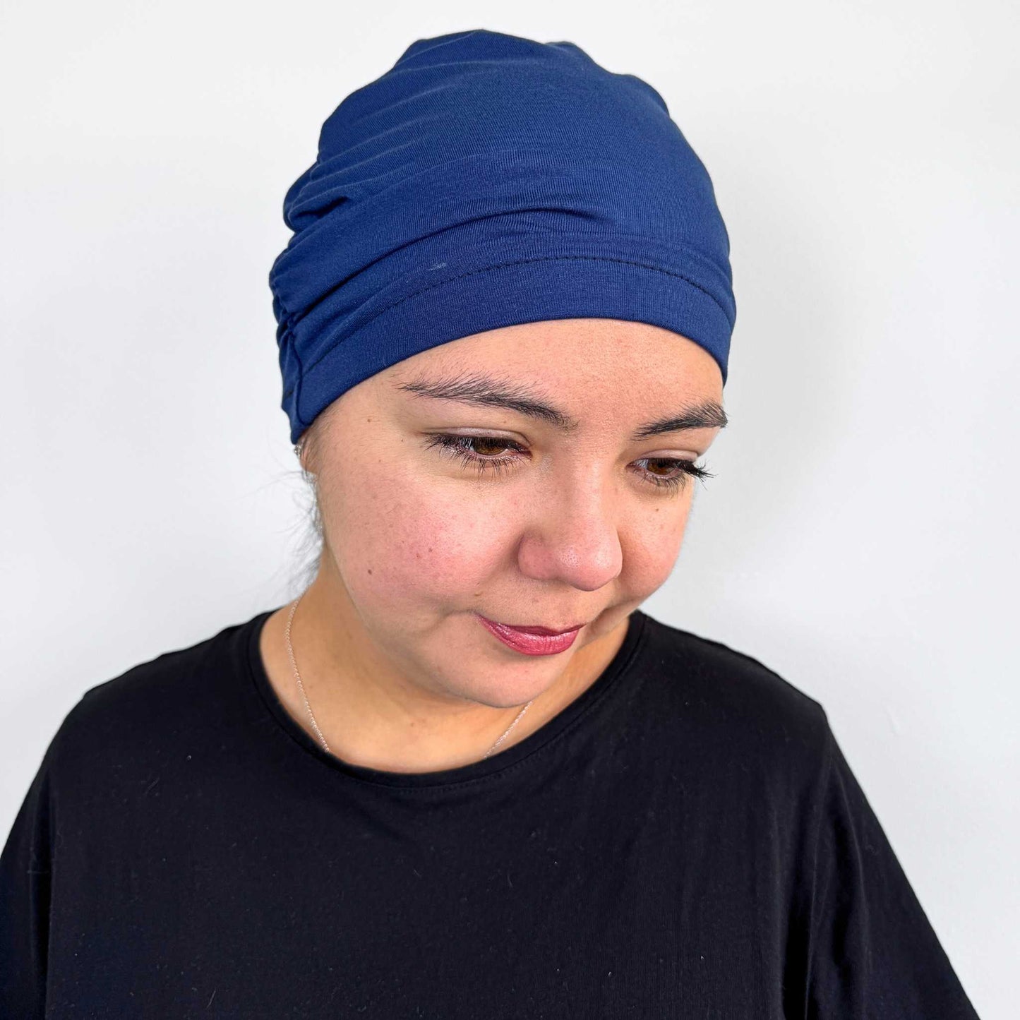 Blue Navy Plain Softie Cap