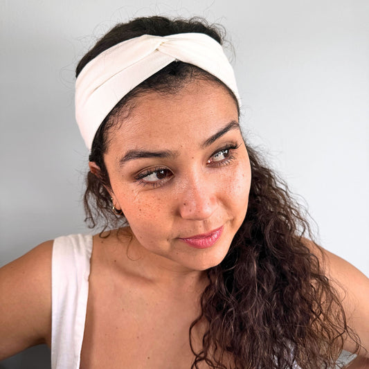 White Headband - Eco Light Fabric