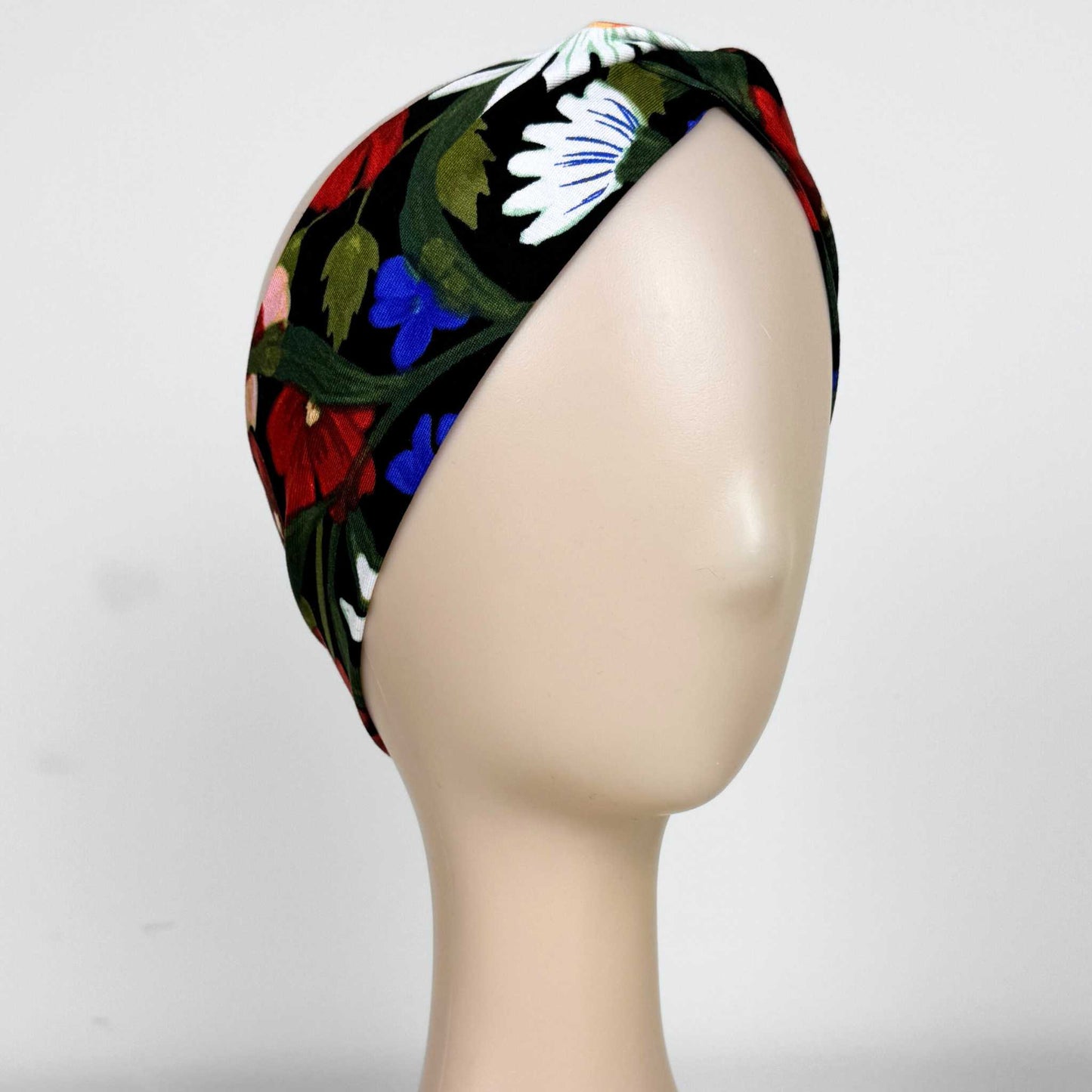 Black Flowers Headband