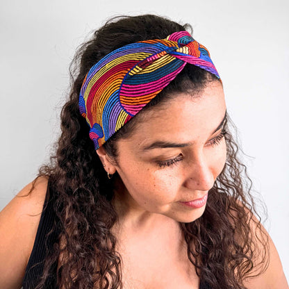 Rainbow Dreams Headband - Aboriginal Art