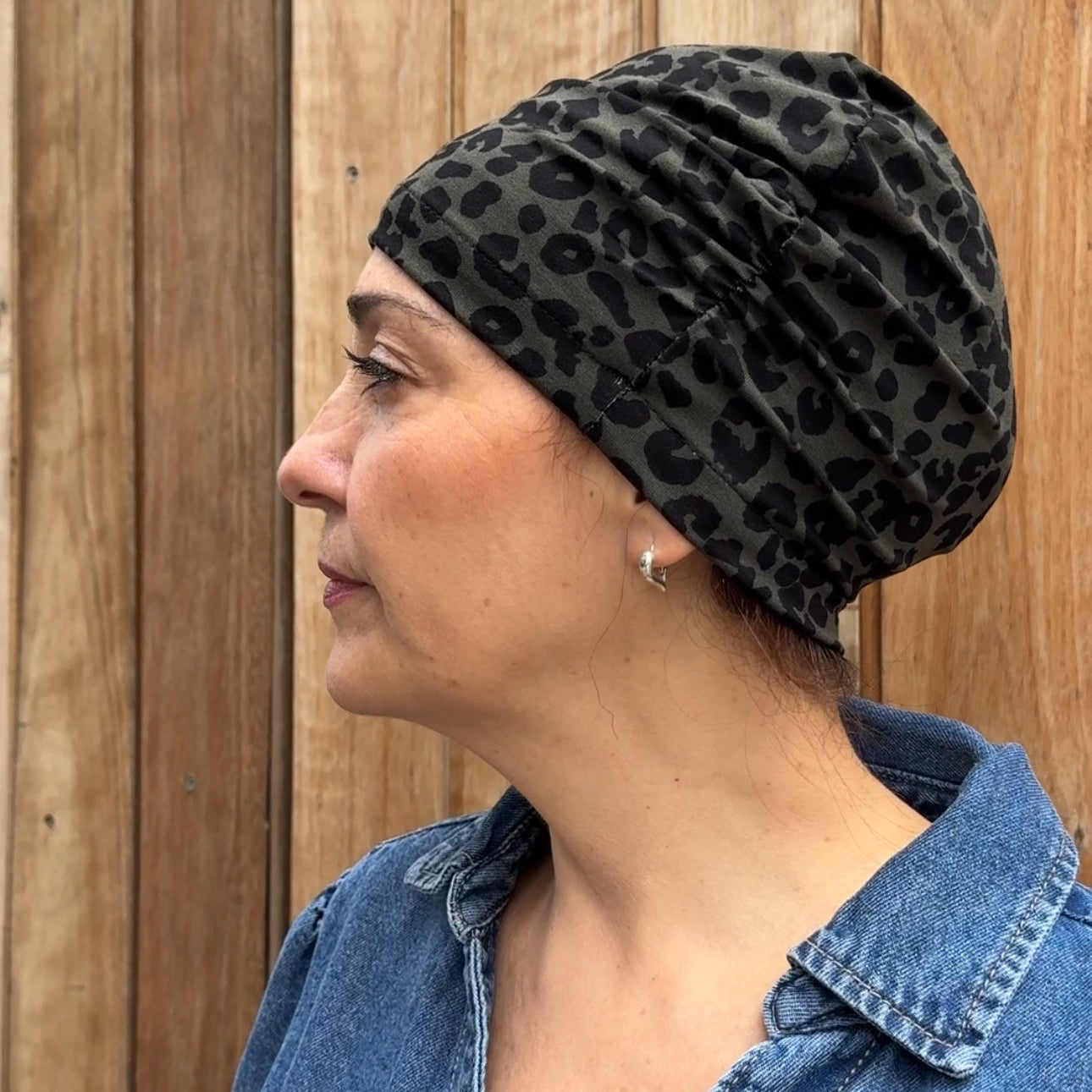 Leopard Green Softie Cap