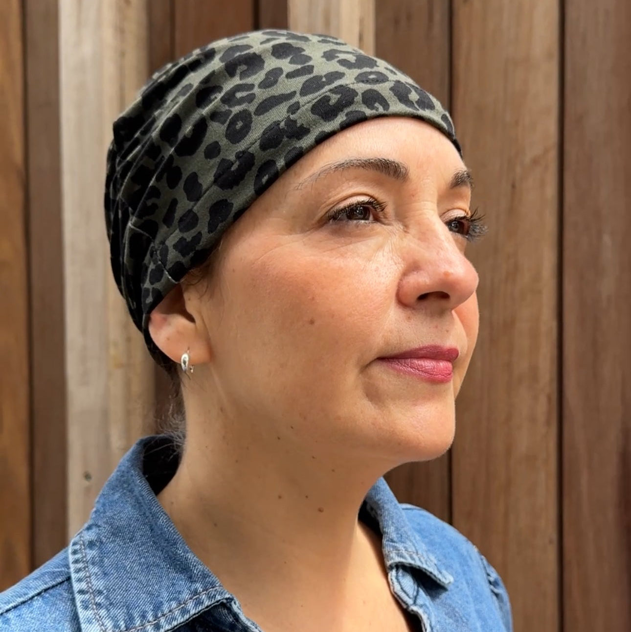 Leopard Green Softie Cap