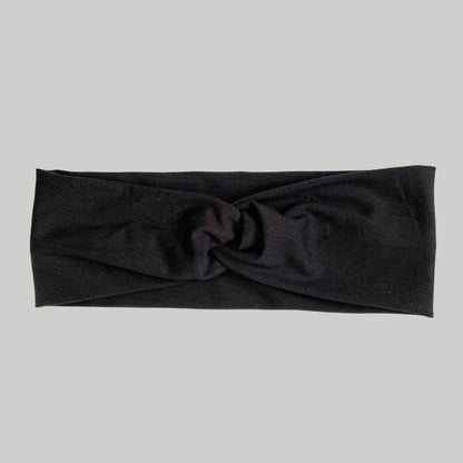 Black Headband - Eco Light Fabric