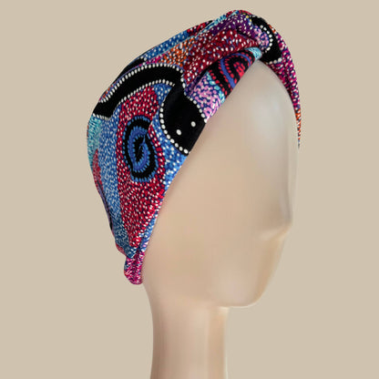 Warna Dreams Turban Hat - Aboriginal Art