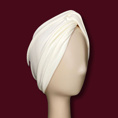 White Turban Hat