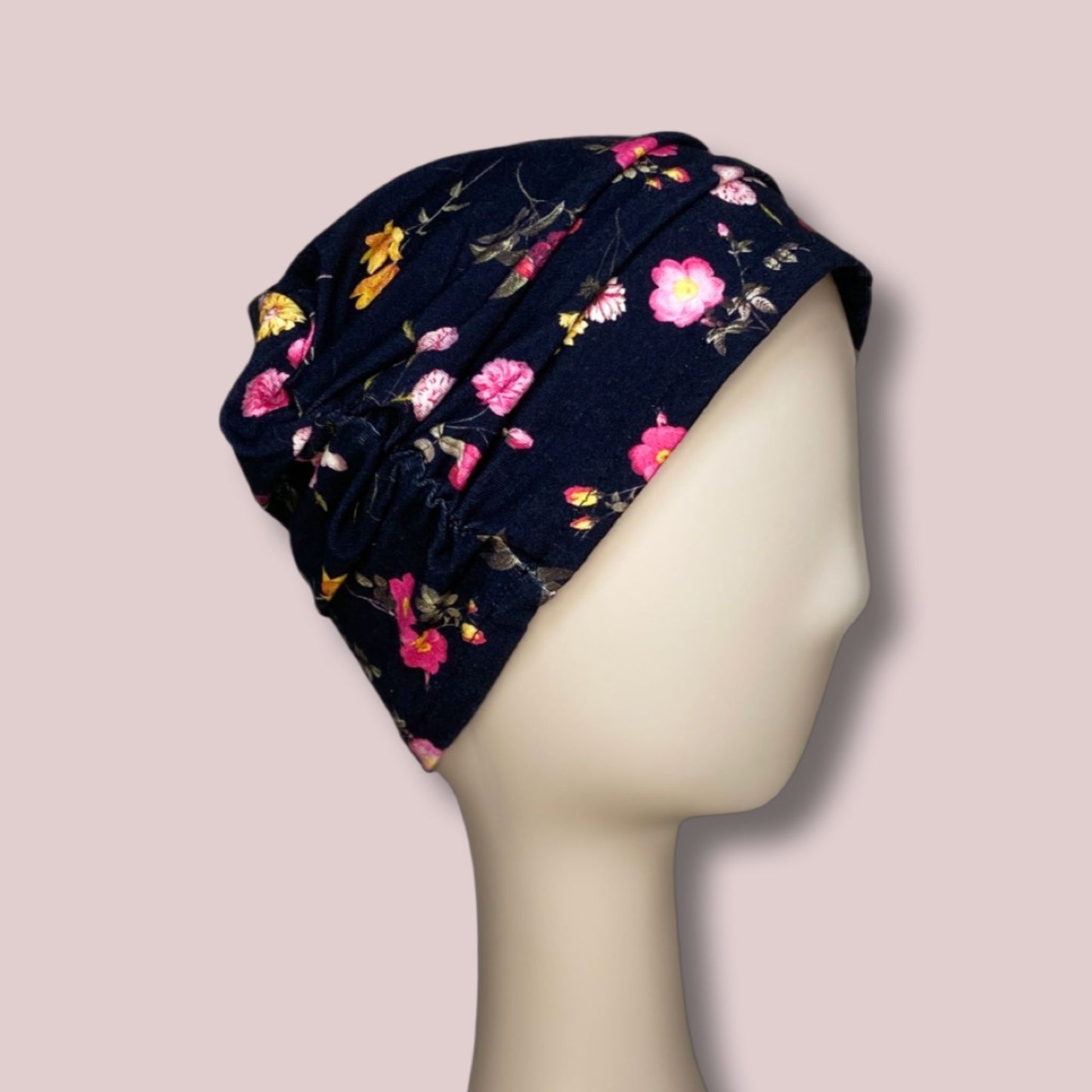 Flowers Vintage Black Softie Cap