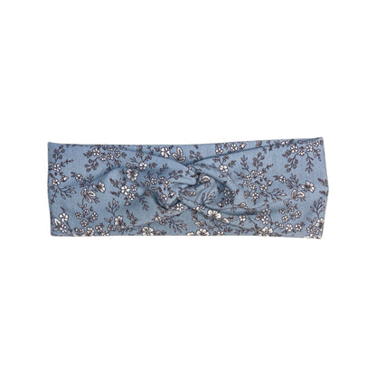 Soft Pale Blue Floral Headband