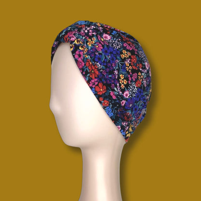 Black Forest Turban Bow Cap